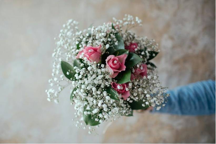 Corporate lounge florals