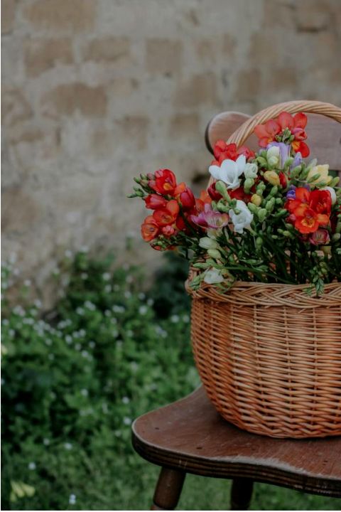 Ceremony aisle florals
