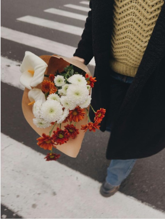 Pop-up bouquet bar setup